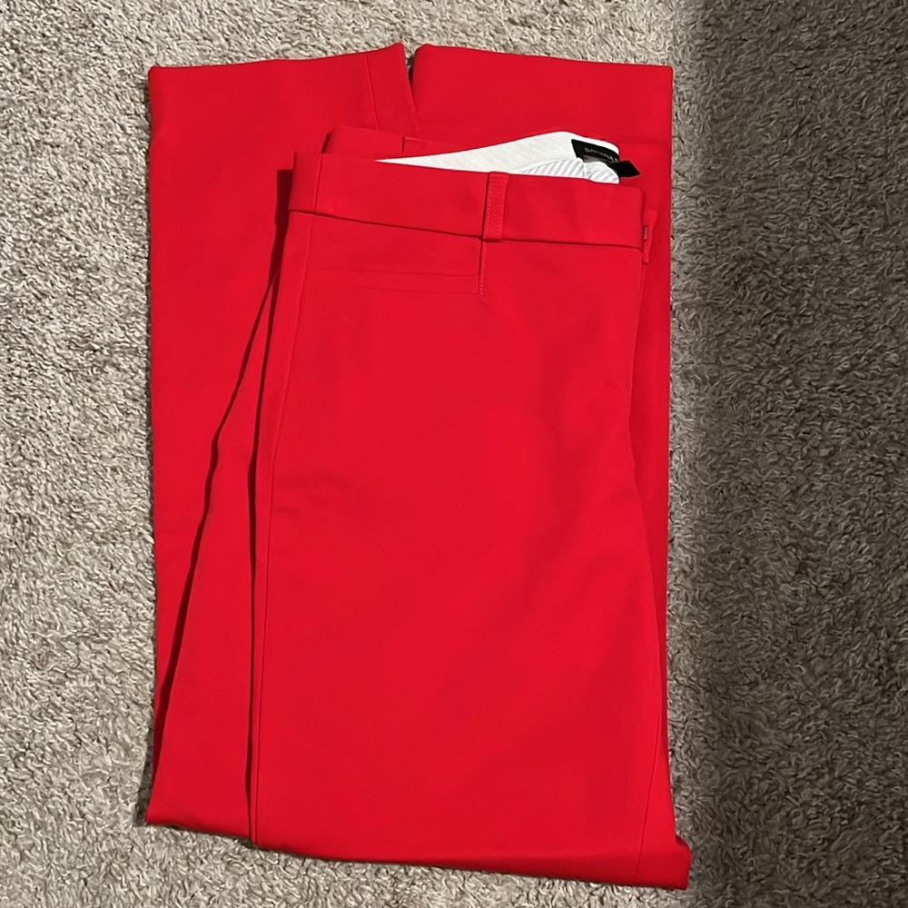 NWOT Banana Republic Red Work Pants